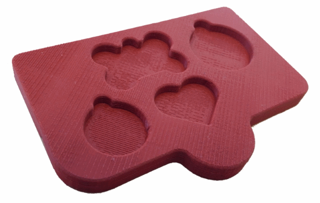 BERÇO PET PRINT LITE - 4 FORMATOS - EM SILICONE 9MM - PLACAS LISAS/TEXTURA