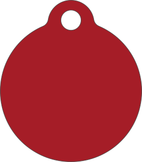 PACOTE DE PLACAS MEDALHA PEQUENA-(QTD: 5)-VERMELHA-JATEADA