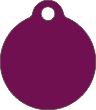 PACOTE DE PLACAS MEDALHA PEQUENA-(QTD: 5)-LILÁS-JATEADA