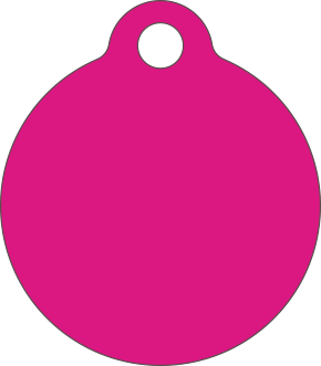PACOTE DE PLACAS MEDALHA PEQUENA-(QTD: 5)-ROSA-JATEADA