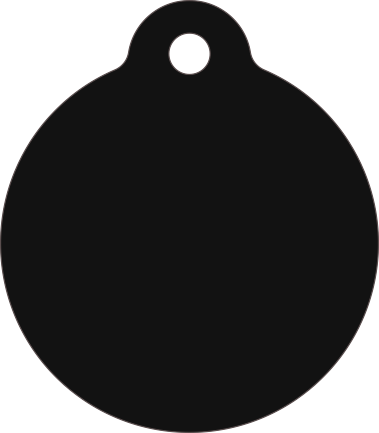 PACOTE DE PLACAS MEDALHA GRANDE-(QTD: 5)-PRETA-JATEADA