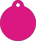 PACOTE DE PLACAS MEDALHA GRANDE-(QTD: 5)-ROSA-JATEADA