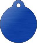 PACOTE DE PLACAS MEDALHA GRANDE-(QTD: 5)-AZUL-ESCOVADA