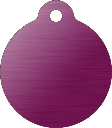 PACOTE DE PLACAS MEDALHA GRANDE-(QTD: 5)-LILÁS-ESCOVADA