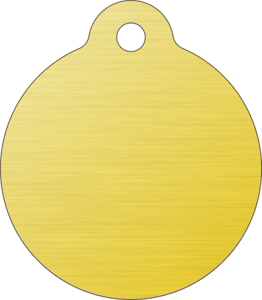 PACOTE DE PLACAS MEDALHA GRANDE-(QTD: 5)-DOURADA-ESCOVADA