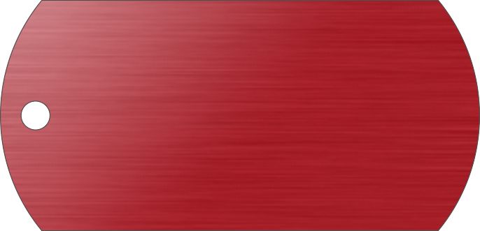 PACOTE DE PLACAS MILITAR-(QTD: 5)-VERMELHA-ESCOVADA