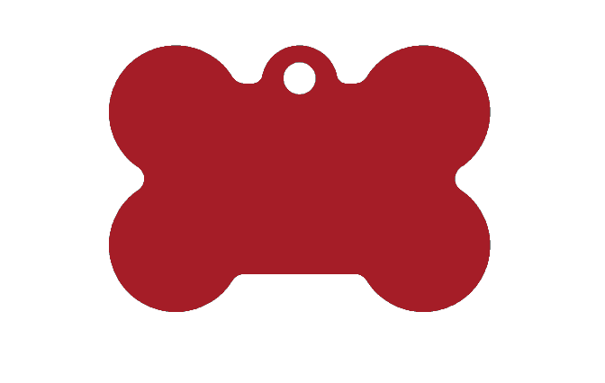 PACOTE DE PLACAS OSSO PEQUENO-(QTD: 5)-VERMELHA-JATEADA