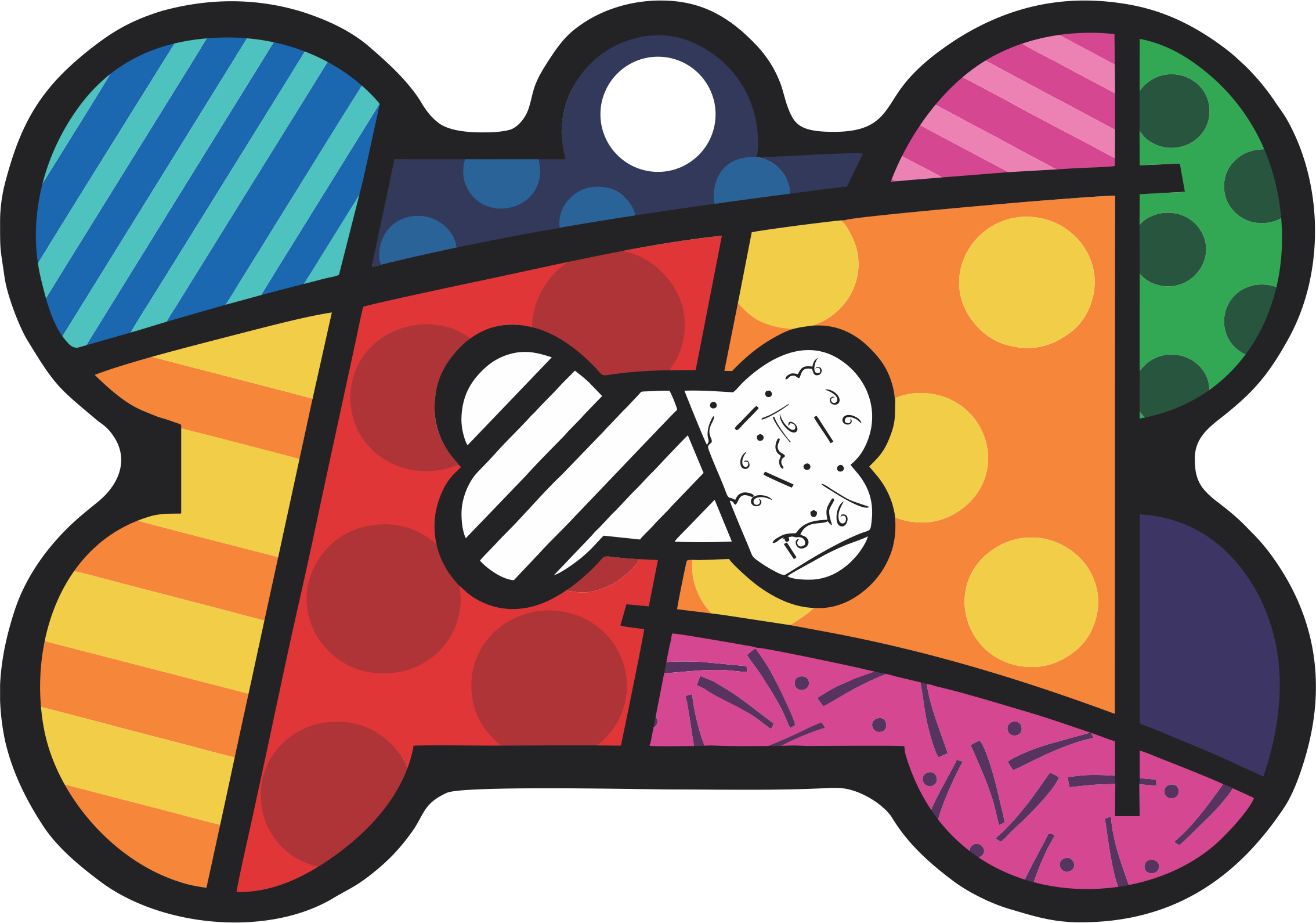 PACOTE DE PLACAS OSSO-(QTD: 5)-VIDA EM CORES