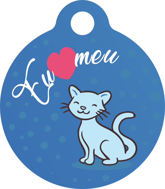 PACOTE DE PLACAS MEDALHA PEQUENA-(QTD: 5)-BICHANO