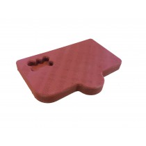 BERÇO PET PRINT LITE - OSSO PEQUENO- EM SILICONE 9MM - PLACAS LISAS/TEXTURA
