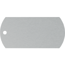 PACOTE DE PLACAS MILITAR-(QTD: 5)-PRATA-ESCOVADA