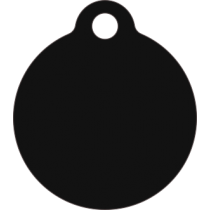 PACOTE DE PLACAS MEDALHA PEQUENA-(QTD: 5)-PRETA-JATEADA