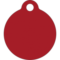 PACOTE DE PLACAS MEDALHA PEQUENA-(QTD: 5)-VERMELHA-JATEADA