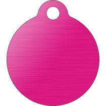 PACOTE DE PLACAS MEDALHA PEQUENA-(QTD: 5)-ROSA-ESCOVADA