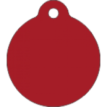 PACOTE DE PLACAS MEDALHA GRANDE-(QTD: 5)-VERMELHA-JATEADA