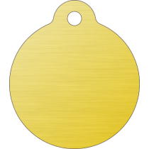 PACOTE DE PLACAS MEDALHA GRANDE-(QTD: 5)-DOURADA-ESCOVADA