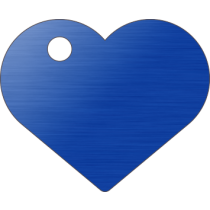 PACOTE DE PLACAS CORAÇÃO-(QTD: 5)-AZUL-ESCOVADA