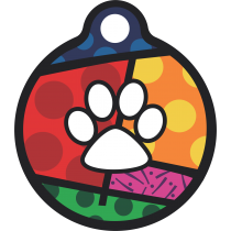 PACOTE DE PLACAS MEDALHA PEQUENA-(QTD: 5)-PATINHA EM CORES