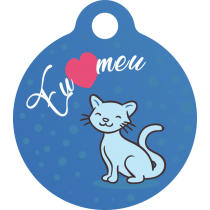 PACOTE DE PLACAS MEDALHA PEQUENA-(QTD: 5)-BICHANO
