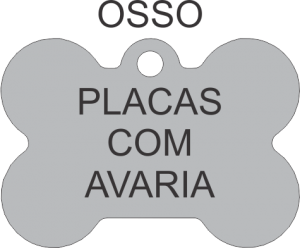 PACOTE DE PLACAS OSSO VARIADO COM AVARIA - (QTD: 100)