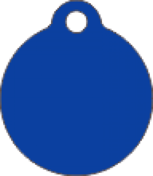 PACOTE DE PLACAS MEDALHA PEQUENA-(QTD: 5)-AZUL-JATEADA