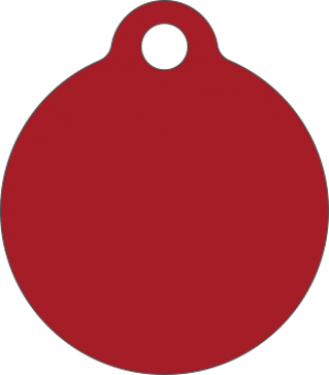 PACOTE DE PLACAS MEDALHA PEQUENA-(QTD: 5)-VERMELHA-JATEADA