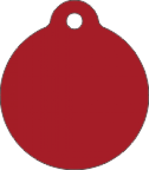 PACOTE DE PLACAS MEDALHA GRANDE-(QTD: 5)-VERMELHA-JATEADA