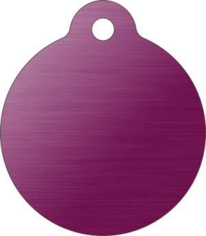 PACOTE DE PLACAS MEDALHA GRANDE-(QTD: 5)-LILÁS-ESCOVADA