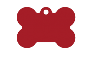 PACOTE DE PLACAS OSSO PEQUENO-(QTD: 5)-VERMELHA-JATEADA
