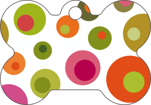 PACOTE DE PLACAS OSSO-(QTD: 5)-BOLAS COLORIDAS