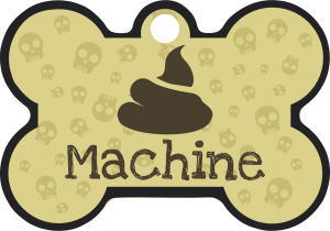 PACOTE DE PLACAS OSSO-(QTD: 5)-POOP MACHINE